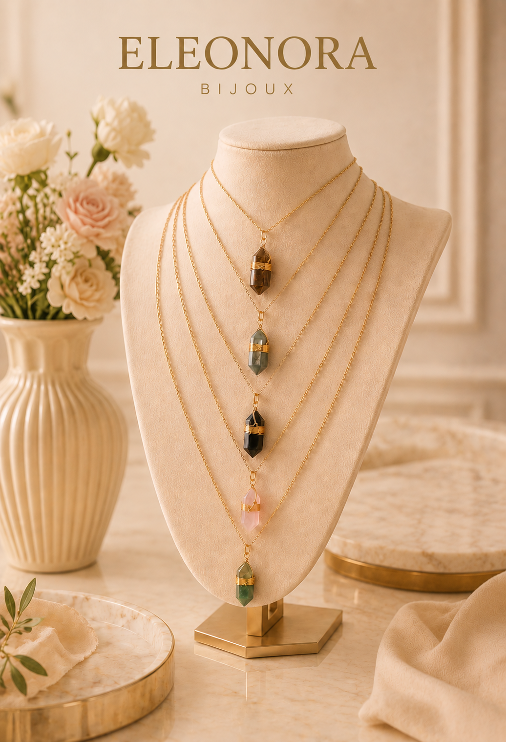Collier Boho Labradorite