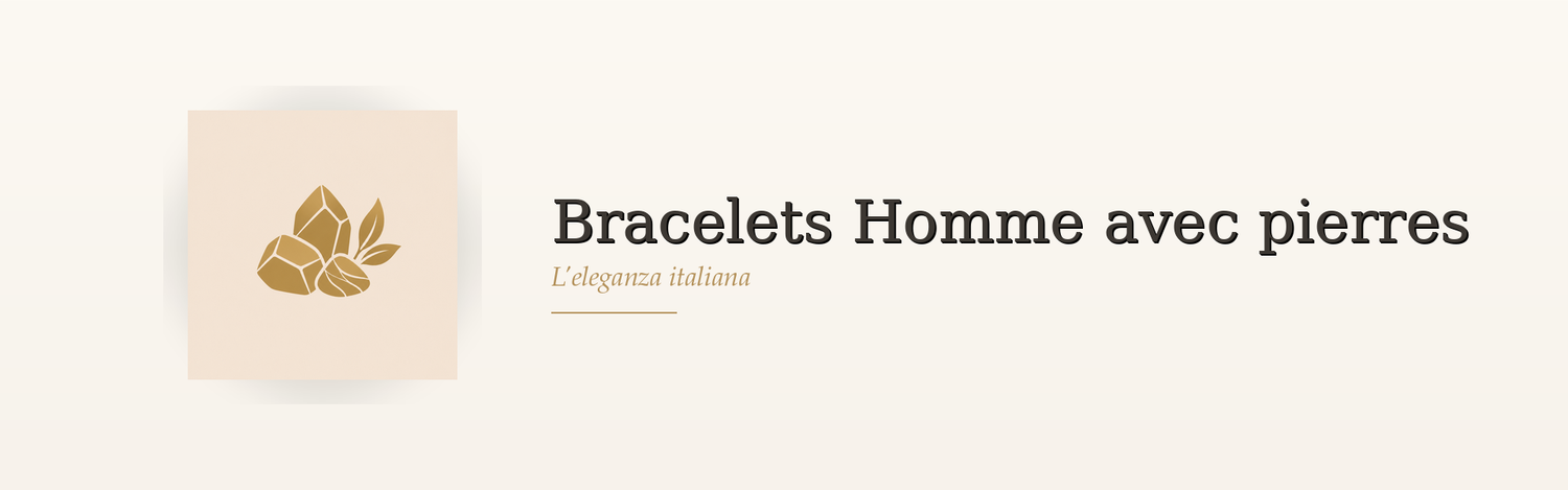 Bracelets Homme avec pierres naturelles