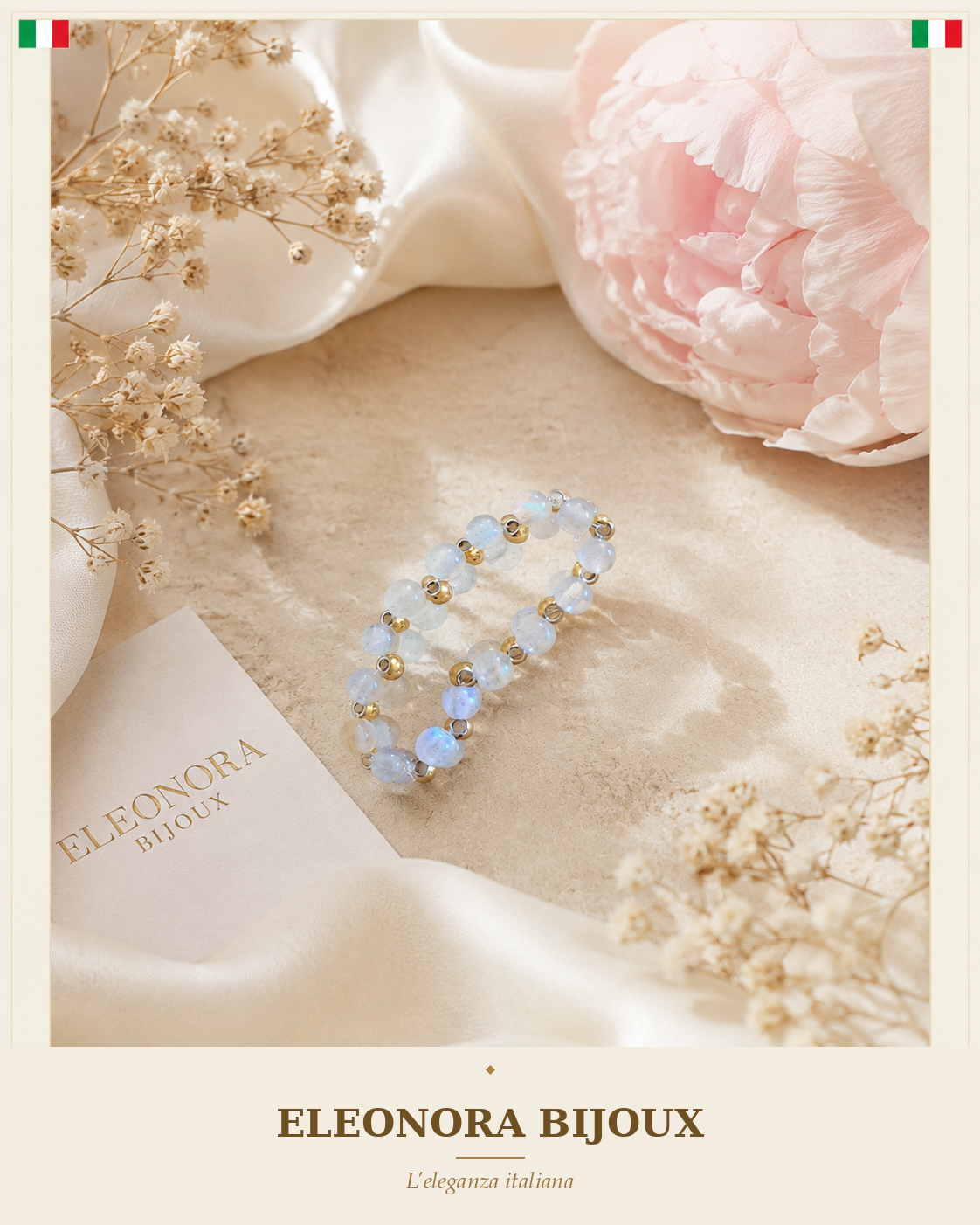 Bague Perly labradorite Eleonora Bijoux