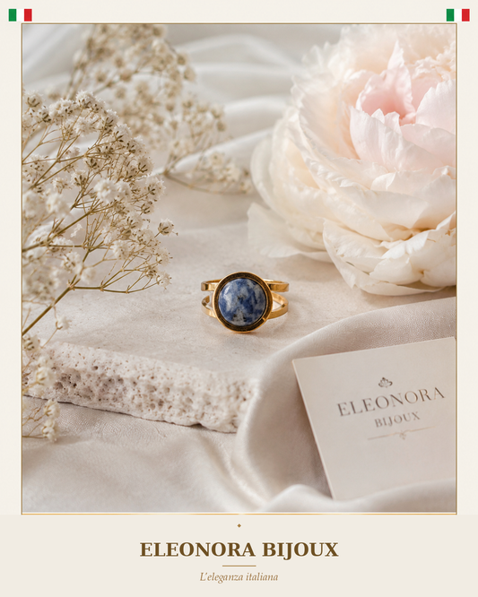 Bague Azelys sodalite Eleonora Bijoux