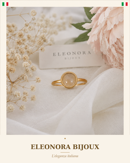 Bague Isel Quartz Rose Eleonora Bijoux