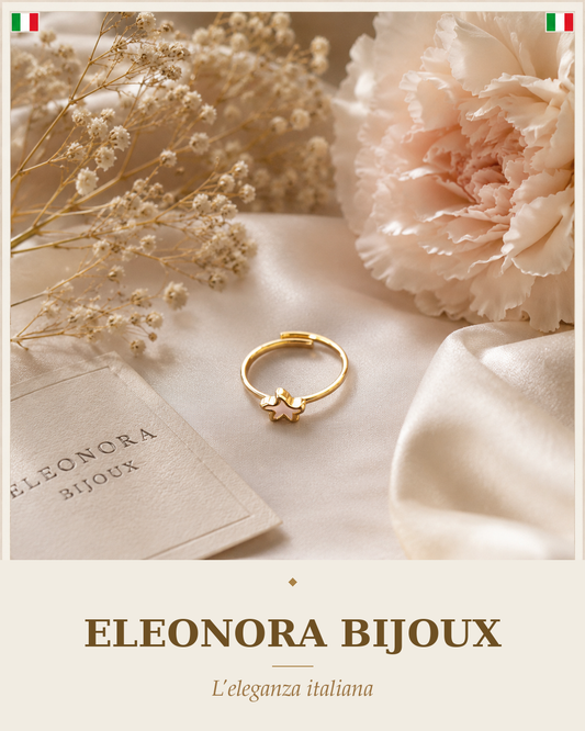 Bague Etoile dorée Eleonora Bijoux