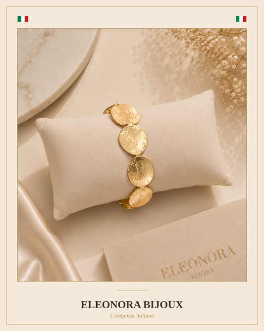 Bracelet Soléa pastilles martelées