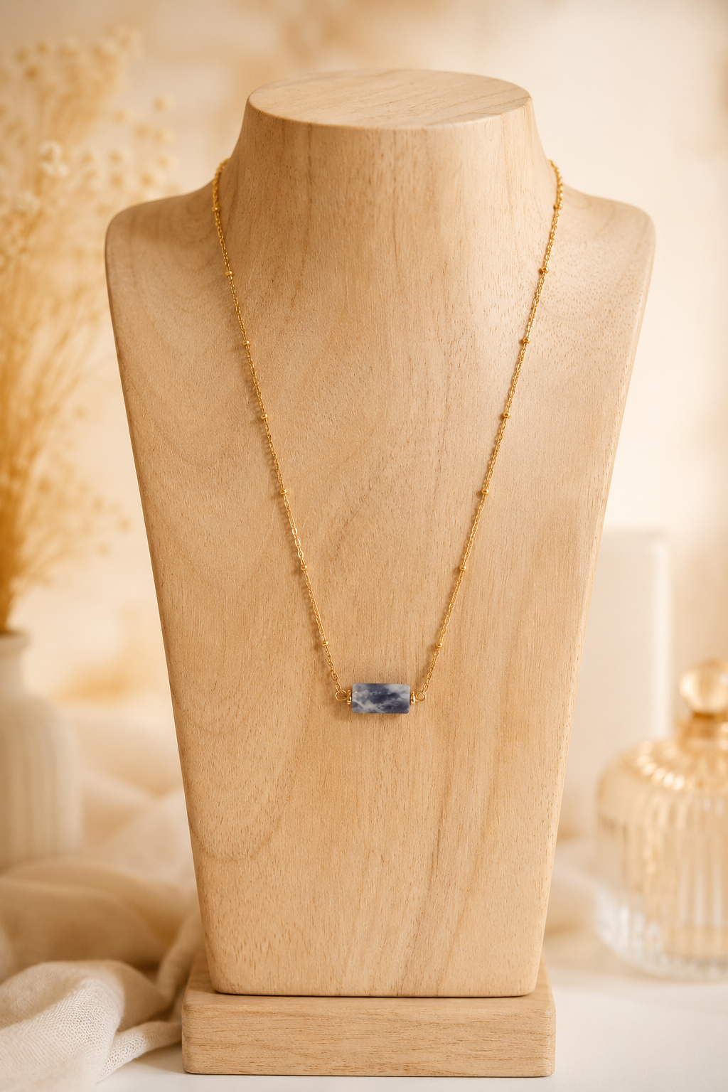 Collier Clea Sodalite - photo studio