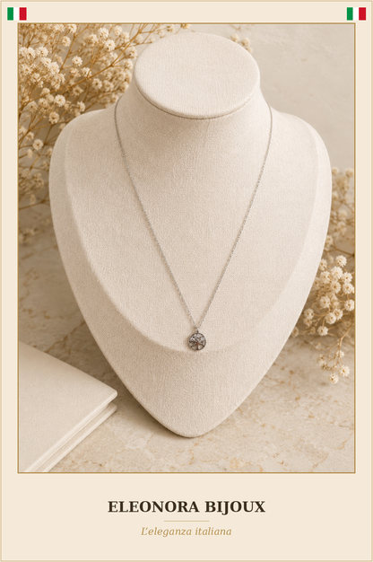 Collier Arbre de vie argenté - Eleonora Bijoux