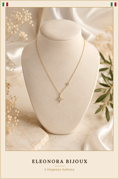 Collier étoile doré