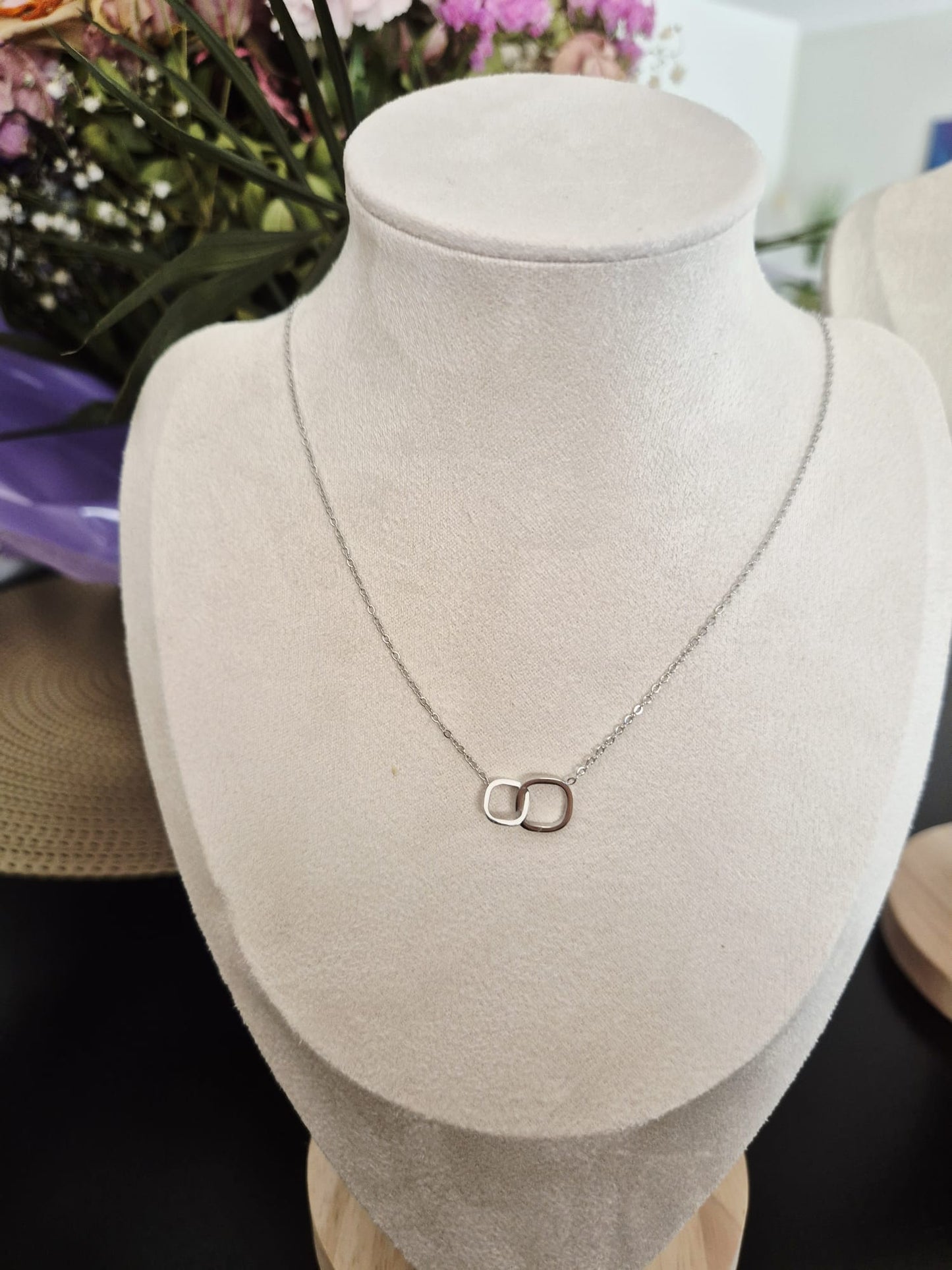 Collier Union deux anneaux - vue produit