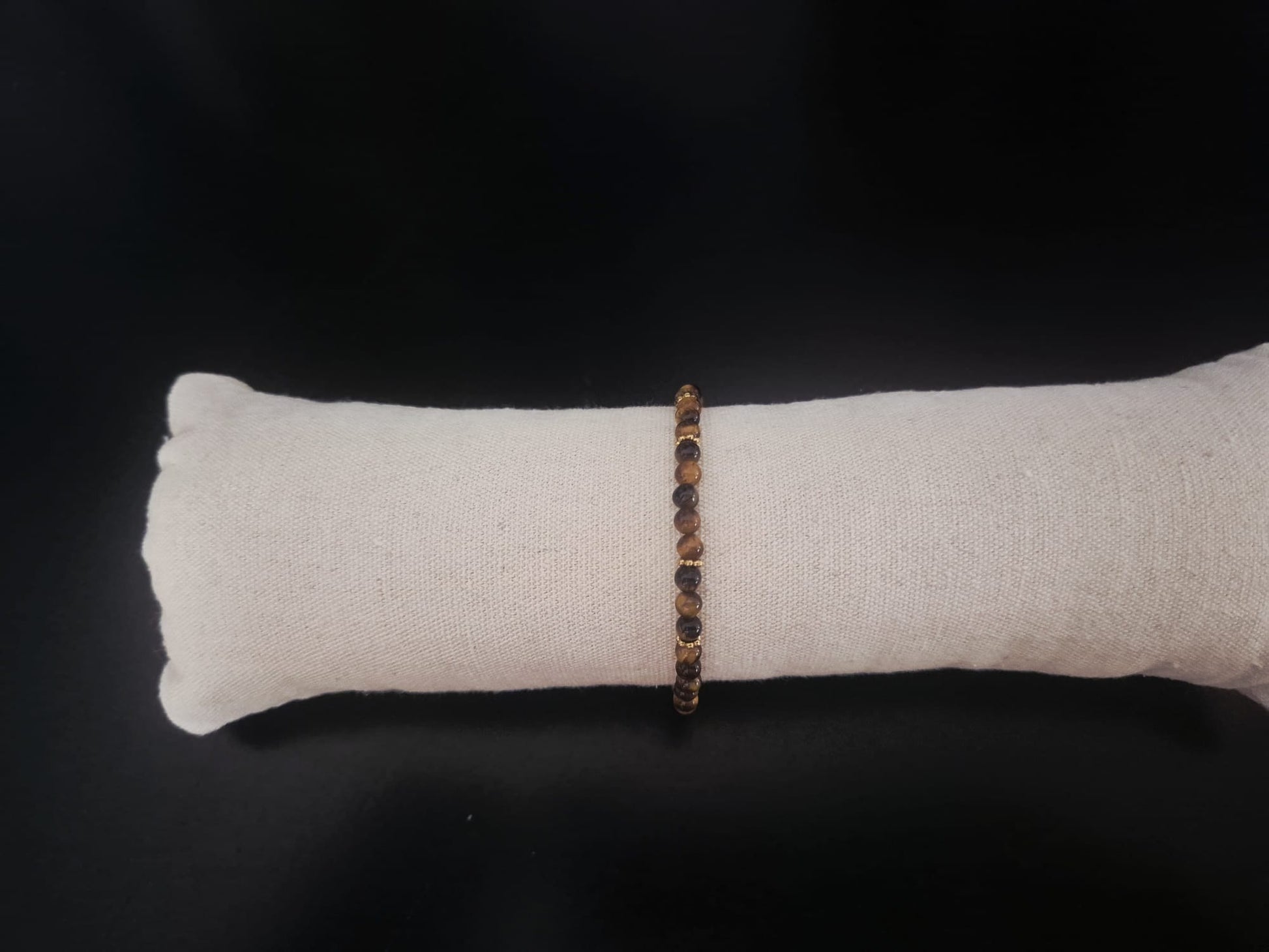 Bracelet Alea doré en Œil de Tigre