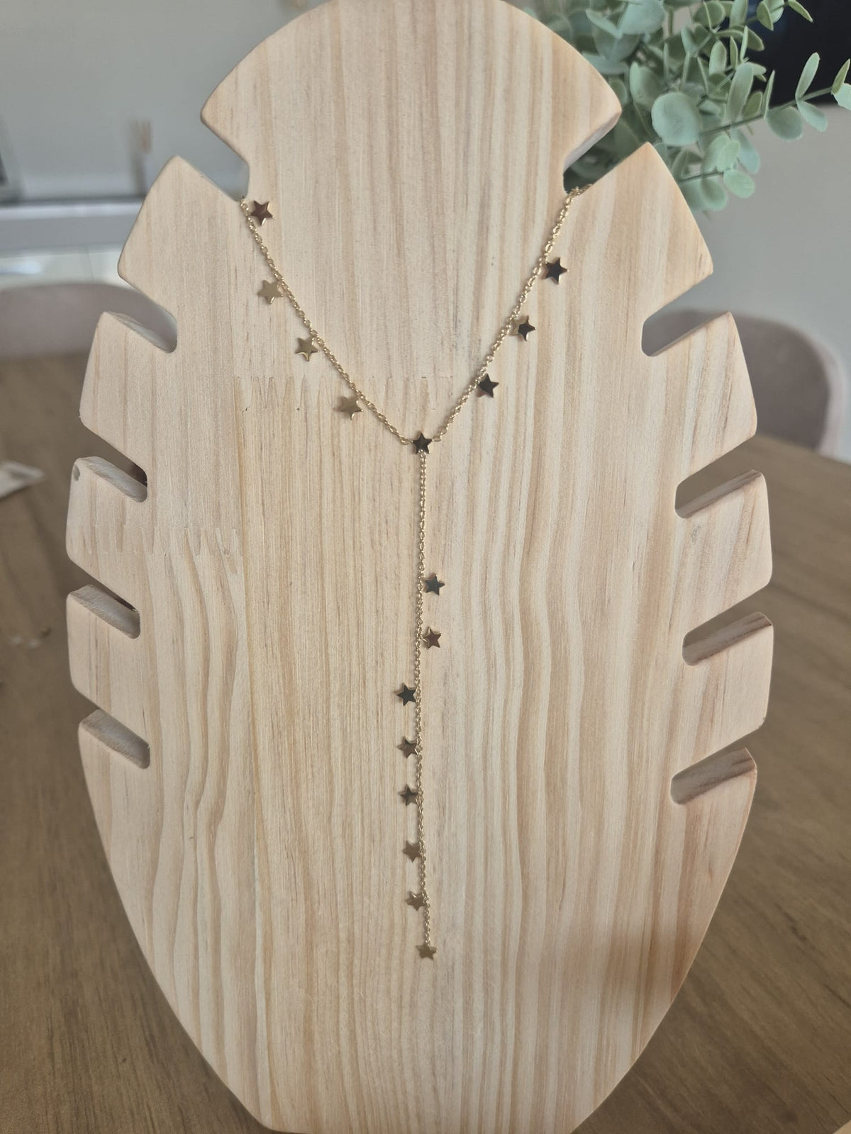Collier long étoile - photo