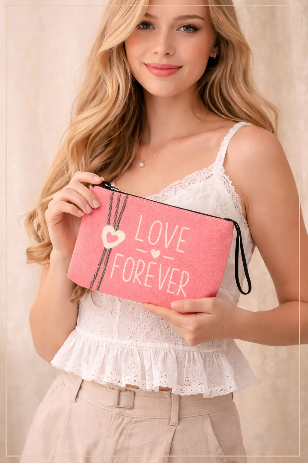 Pochette LOVE FOREVER Rose