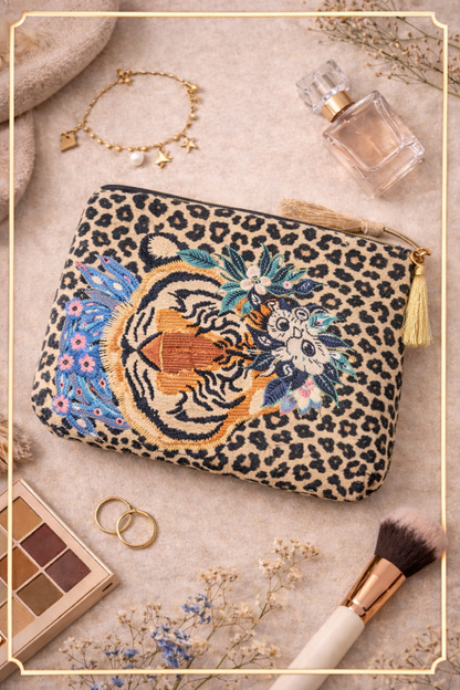 Pochette Savane Tigre & Léopard